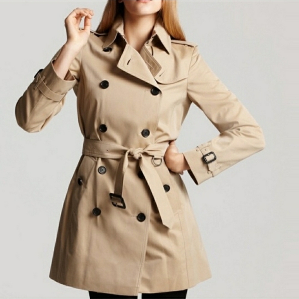 Zara Woman khaki trench coat - Picture 1 of 8